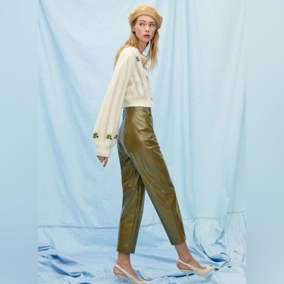 LE FOU WILFRED‎ by ARITZIA NWOT Funk Pant in Avocado Green - Picture 3 of 16